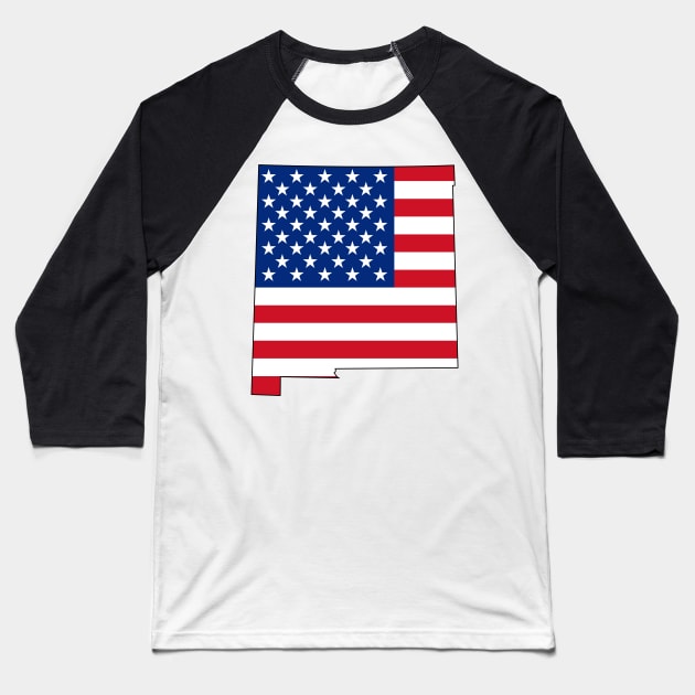 New Mexico USA Baseball T-Shirt by somekindofguru